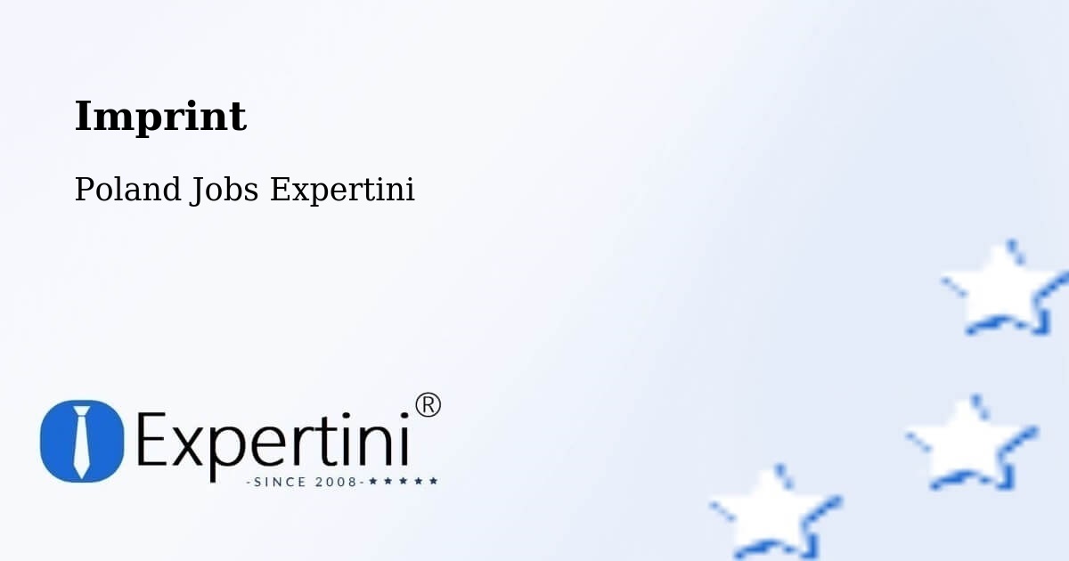Imprint – Kępno - Poland Jobs Expertini